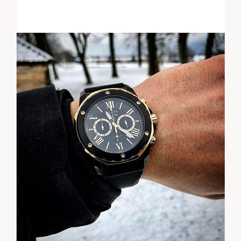 Bulova Marine Star Men's Black IP Chronograph Watch | Bulova Bulova Marine Star Men's Black IP Chronograph Watch | Bulova